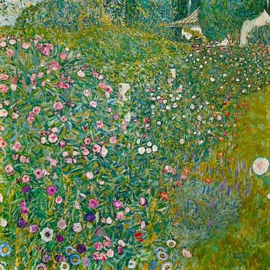 Main Product Photo of Italian Garden Landscape Painting by Gustav Klimt
