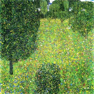 Landscape Garden by Gustav Klimt Oil Painting