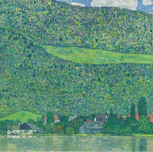 Litzlberg am Attersee by Gustav Klimt Oil Painting