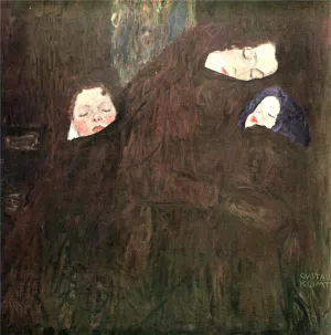 Mother with Children by Gustav Klimt - Oil Painting Reproduction