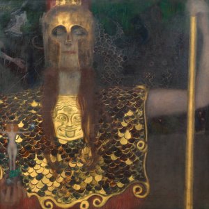 Pallas Athene by Gustav Klimt Oil Painting