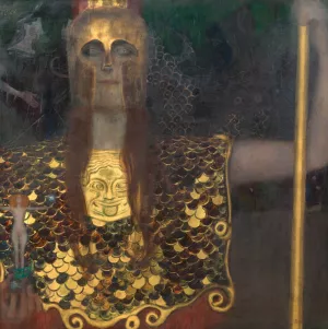 Pallas Athene by Gustav Klimt Oil Painting