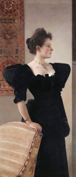 Portrait of a lady by Gustav Klimt Oil Painting