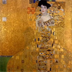 Portrait of Adele Bloch-Bauer I by Gustav Klimt - Oil Painting Reproduction