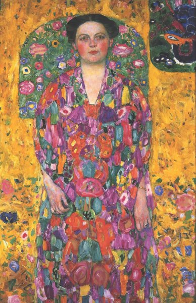 Portrait of Eugenia Primavesi  by Gustav Klimt - Hand-Painted Oil Painting Reproduction