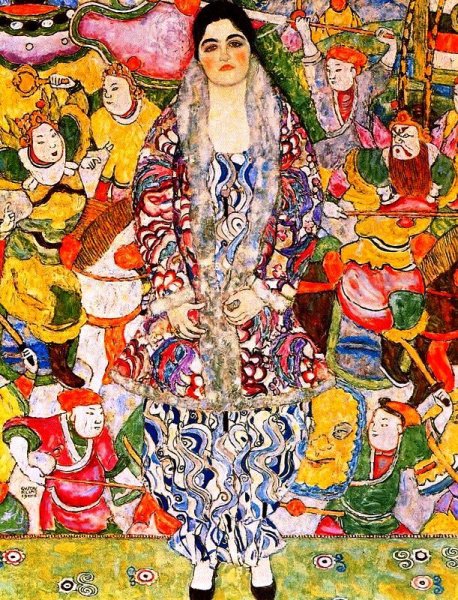 Main Product Photo of Portrait of Friedericke Maria Beer Painting by Gustav Klimt