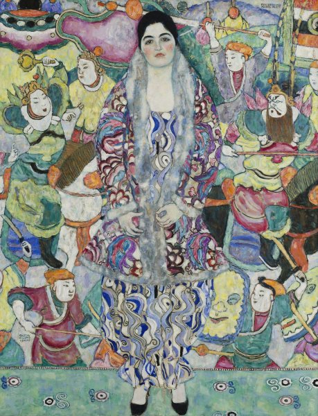 Portrait of Friederike Maria Beer  by Gustav Klimt - Hand-Painted Oil Painting Reproduction
