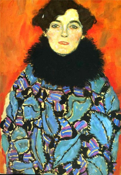 Portrait of Johanna Staude by Gustav Klimt - Hand-Painted Oil Painting Reproduction