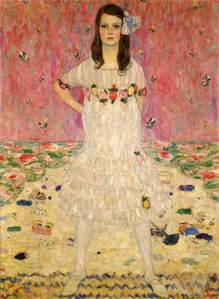 Main Product Photo of Portrait of Mada Primavesi Painting by Gustav Klimt