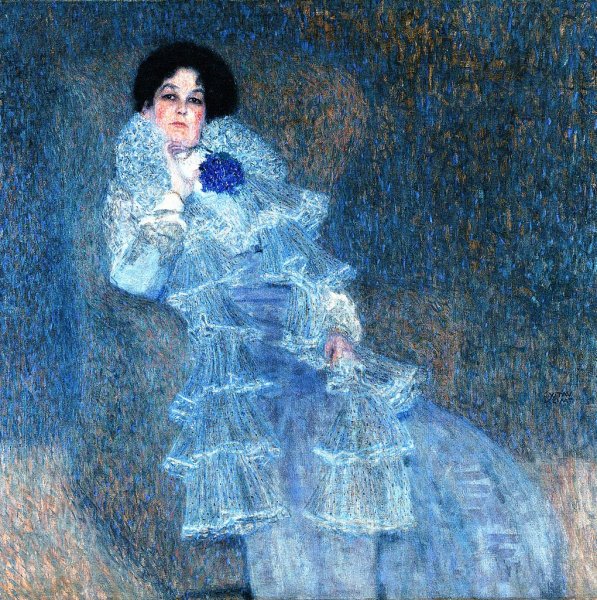 Portrait of Marie Henneberg by Gustav Klimt - Hand-Painted Oil Painting Reproduction