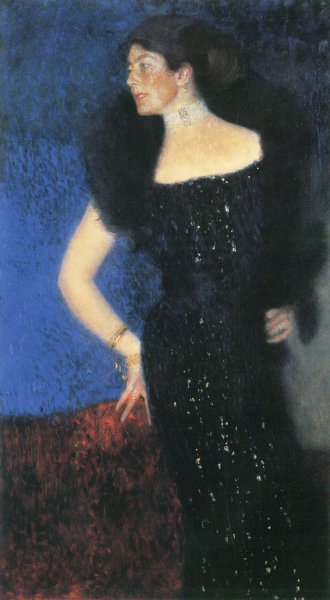 Portrait of Rose von Rosthorn-Friedmann  by Gustav Klimt - Hand-Painted Oil Painting Reproduction