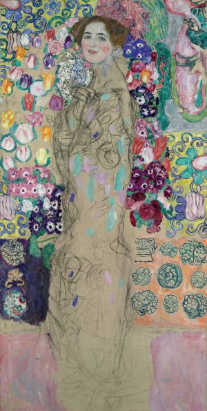 Posthumous Portrait of Ria Munk III by Gustav Klimt Oil Painting