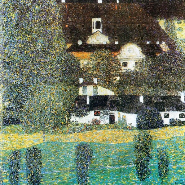 Schloss Kammer am Attersee, II by Gustav Klimt - Hand-Painted Oil Painting Reproduction