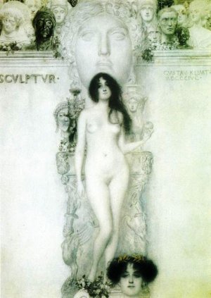 Sculpture Oil painting by Gustav Klimt