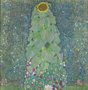 Sunflowers by Gustav Klimt Oil Painting