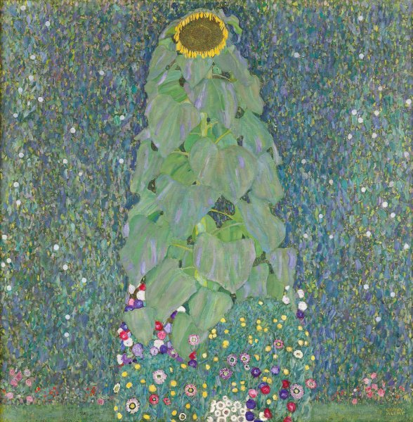 Main Product Photo of Sunflowers  Painting by Gustav Klimt