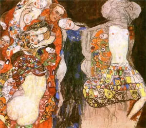 The Bride Unfinished by Gustav Klimt Oil Painting