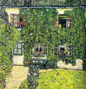 The House of Guardaboschi painting by Gustav Klimt