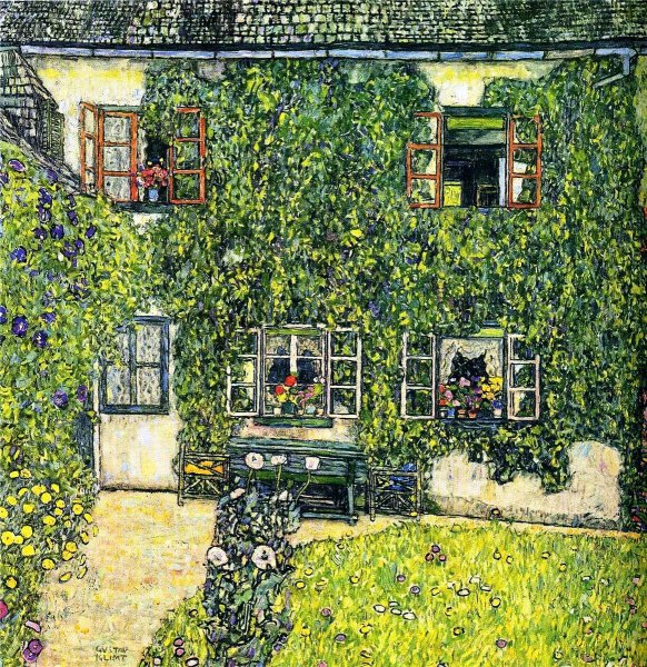Main Product Photo of The House of Guardaboschi Painting by Gustav Klimt