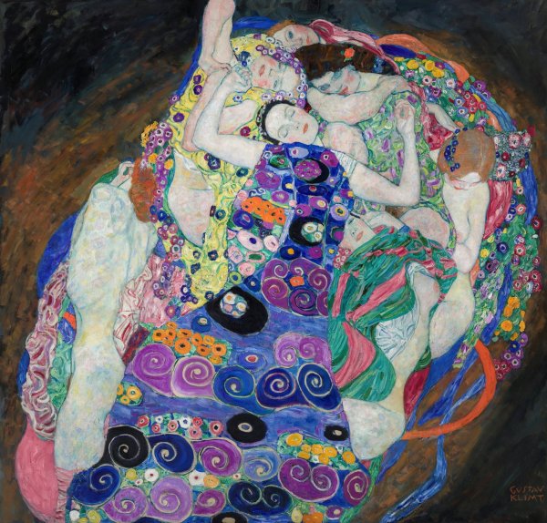 Main Product Photo of The Maiden  Painting by Gustav Klimt