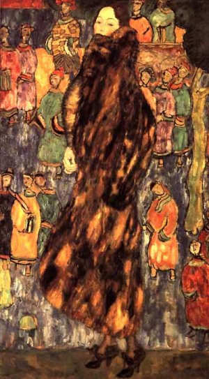The Polecat Fur Oil painting by Gustav Klimt