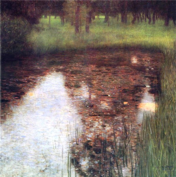 Main Product Photo of The Swamp Painting by Gustav Klimt