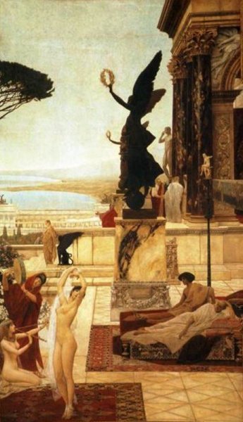 The Theater in Taormina by Gustav Klimt - Hand-Painted Oil Painting Reproduction