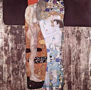 The Three Ages of Woman by Gustav Klimt Oil Painting