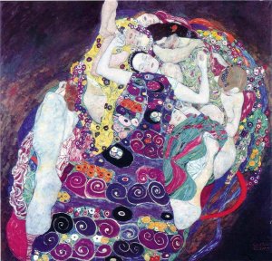 The Virgin Oil painting by Gustav Klimt