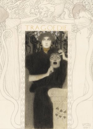 Tragodie by Gustav Klimt Oil Painting