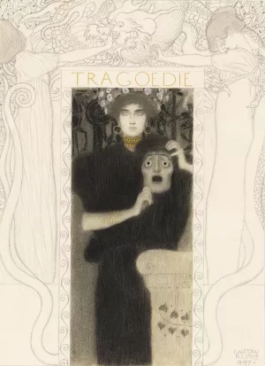 Tragodie by Gustav Klimt Oil Painting