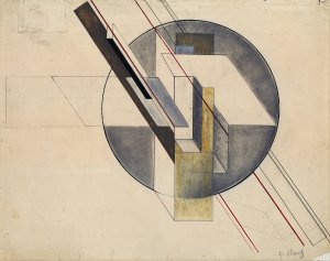 Construction by Gustav Klutsis Oil Painting