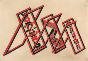 Propaganda Stand by Gustav Klutsis Oil Painting