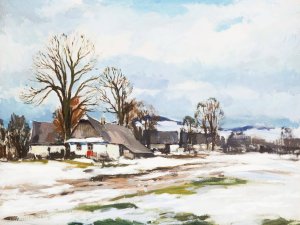 Early Spring II Oil painting by Gustav Macoun