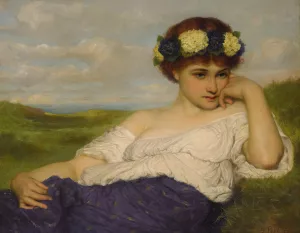 Awakening Spring by Gustav Pope Oil Painting