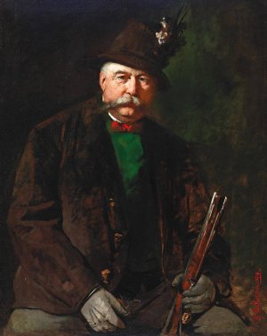 Portrat Nikolaus Graf TorOk de SzendrO by Gustav Wertheimer Oil Painting