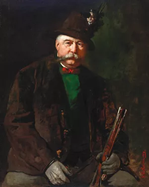 Portrat Nikolaus Graf TorOk de SzendrO by Gustav Wertheimer Oil Painting