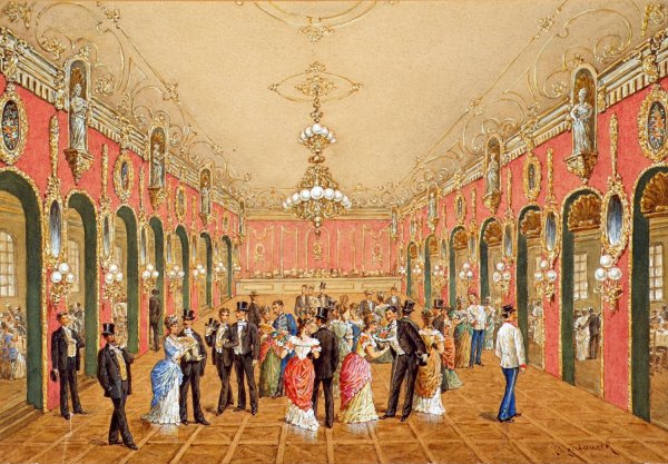 Main Product Photo of Das SchOndorf-Colosseum  Painting by Gustav Zafaurek
