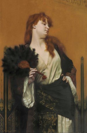 Une Captive by Gustave Boulanger Oil Painting