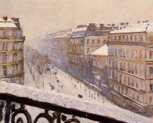 Boulevard Haussmann, Snow