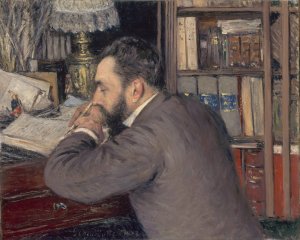 Henri Cordier by Gustave Caillebotte Oil Painting