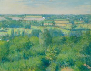 La Vallee De L'yerres by Gustave Caillebotte Oil Painting