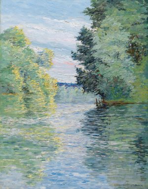 Le Petit bras de la Seine a Argenteuil by Gustave Caillebotte Oil Painting