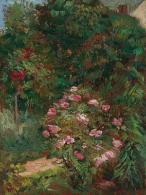 Massif De Fleurs, Jardin Du Petit Gennevilliers by Gustave Caillebotte Oil Painting