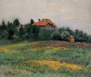 Norman Landscape by Gustave Caillebotte - Oil Painting Reproduction