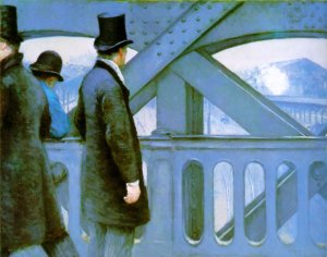 On the Europe Bridge by Gustave Caillebotte Oil Painting