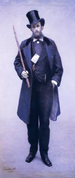 Portrait of Paul Hugot Oil painting by Gustave Caillebotte