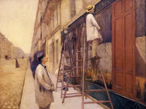 The House Painters by Gustave Caillebotte - Oil Painting Reproduction