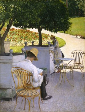 The Orange Trees by Gustave Caillebotte Oil Painting