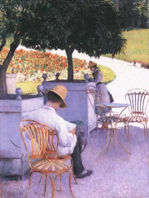 The Orange Trees by Gustave Caillebotte - Oil Painting Reproduction